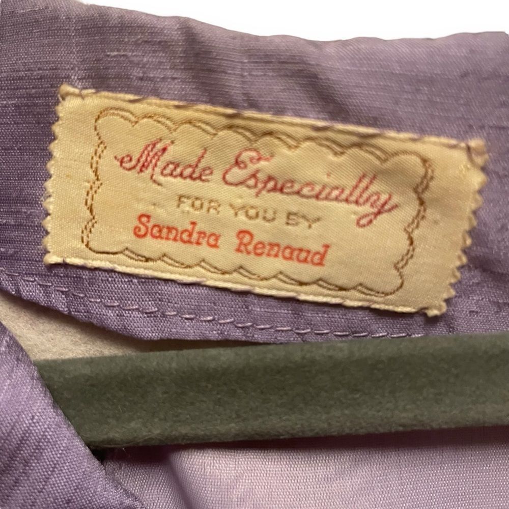 Vintage 60’s Lavender Lilac Maxi Dress - Picture 6 of 6